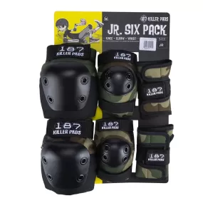 187 - Junior Six Pack Pad Set Camo