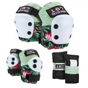 187 - Junior Six Pack Pad Set Hibiscus