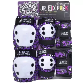 187 - Junior Six Pack Pad Set Staab Purple