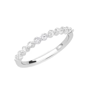 AUTRE - 14k White Gold 0.33ct Ladies Lab Grown Diamond Band