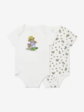 Baby Boys Bear Bodysuit Gift Set in Ivory