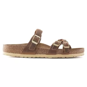 Birkenstock Women's Franca Braid - Cognac Oiled Leather