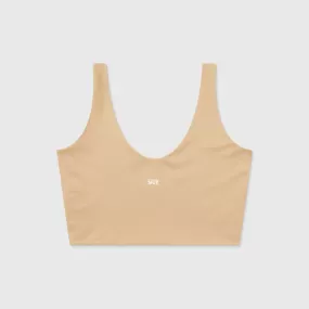 Classic Retro Top - Camel