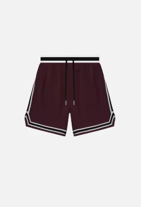 Corduroy Game Shorts / Burgundy