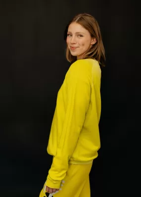 FREECITY Lucky Rabbits Sweatshirt in Yellow