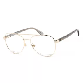 Kate Spade TALULAH Eyeglasses Gold Grey / Clear Lens