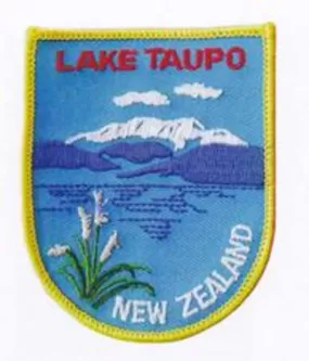 Lake Taupo Iron-on Patch