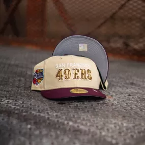 New Era San Francisco 1999 Pro Bowl Grey UV (Vegas Gold/Burgundy)