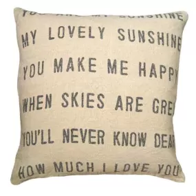 Sugarboo You Are My Sunshine Pillow