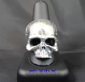 Until Death, Inc. "Goliath Skull" Huge .925 Sterling Silver Biker Skull Ring.-UDINC0307